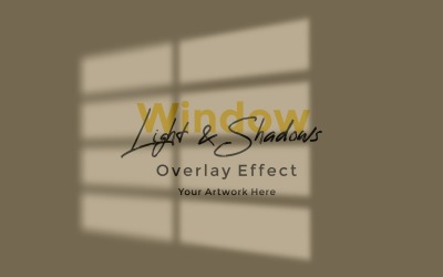 Fenster-Sonnenlicht-Schatten-Overlay-Effekt-Modell 47