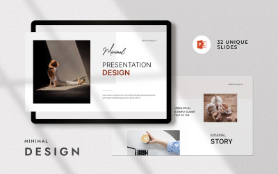 Layout del modello PowerPoint di presentazione minimo