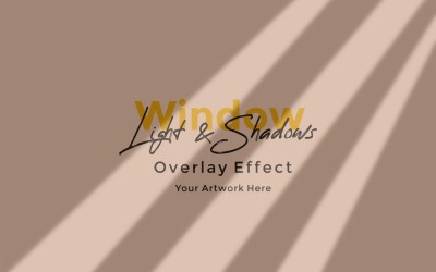 Window Sunlight Shadow Overlay Effect Mockup 10