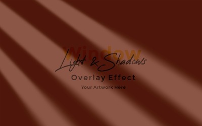 Window Sunlight Shadow Overlay Effect Mockup 11