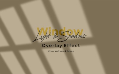 Window Sunlight Shadow Overlay Effect Mockup 17
