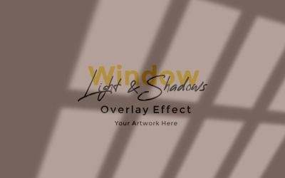 Window Sunlight Shadow Overlay Effect Mockup 18