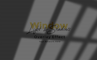 Window Sunlight Shadow Overlay Effect Mockup 22