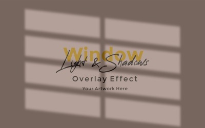 Window Sunlight Shadow Overlay Effect Mockup 38