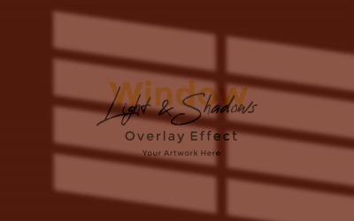 Window Sunlight Shadow Overlay Effect Mockup 41