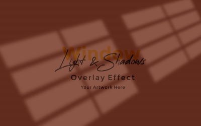 Window Sunlight Shadow Overlay Effect Mockup 51
