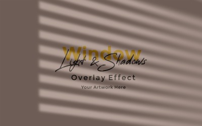 Window Sunlight Shadow Overlay Effect Mockup 58