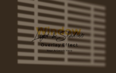 Window Sunlight Shadow Overlay Effect Mockup 63