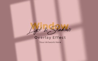 Window Sunlight Shadow Overlay Effect Mockup 69