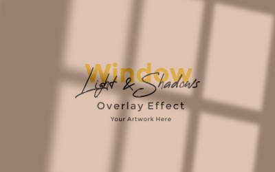 Window Sunlight Shadow Overlay Effect Mockup 70