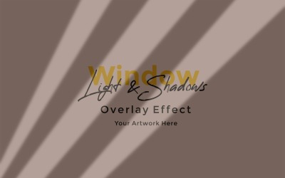 Window Sunlight Shadow Overlay Effect Mockup 8