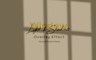 Fenster-Sonnenlicht-Schatten-Overlay-Effekt-Modell 67
