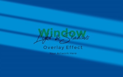 Fenster-Sonnenlicht-Schatten-Overlay-Effekt-Modell 75