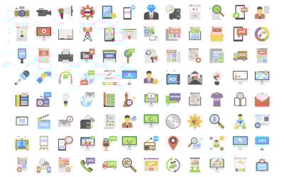 Média és reklám vektor ikon | AI | EPS | SVG