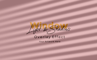 Window Sunlight Shadow Overlay Effect Mockup 59