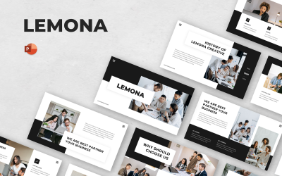 Lemona - 音高甲板Powerpoint模板