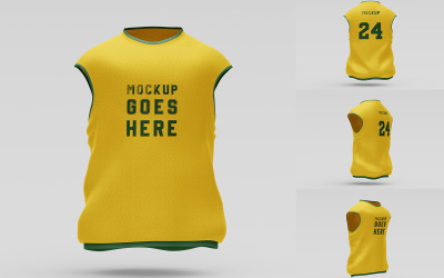 Maquete de camisa esportiva personalizada em 3D