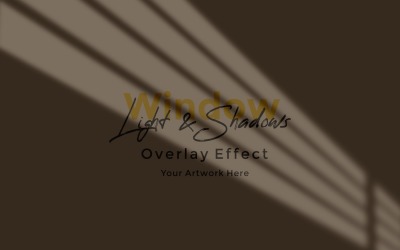 Window Sunlight Shadow Overlay Effect Mockup 103