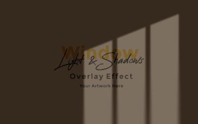 Window Sunlight Shadow Overlay Effect Mockup 153
