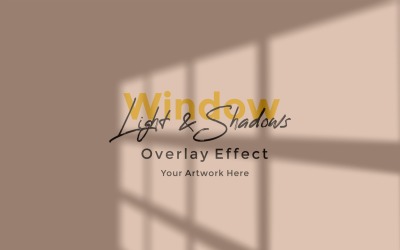 Window Sunlight Shadow Overlay Effect Mockup 150