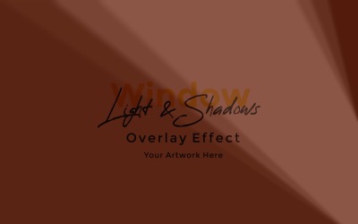 Window Sunlight Shadow Overlay Effect Mockup 171