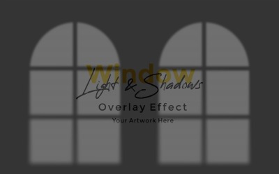 Window Sunlight Shadow Overlay Effect Mockup 172