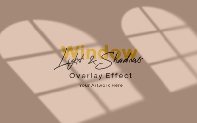 Window Sunlight Shadow Overlay Effect Mockup 180