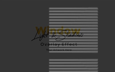 Window Sunlight Shadow Overlay Effect Mockup 192
