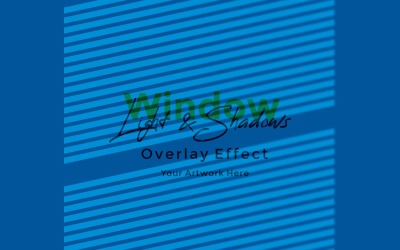 Window Sunlight Shadow Overlay Effect Mockup 195