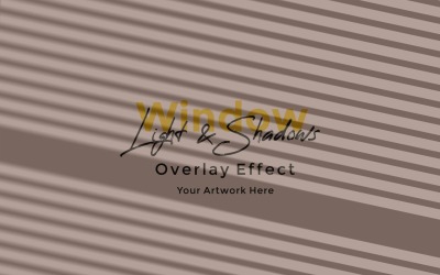 Window Sunlight Shadow Overlay Effect Mockup 198