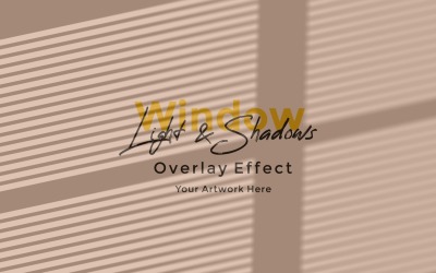 Window Sunlight Shadow Overlay Effect Mockup 200