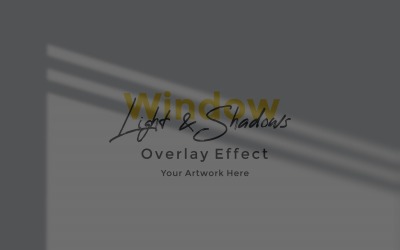 Window Sunlight Shadow Overlay Effect Mockup 202