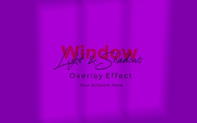 Window Sunlight Shadow Overlay Effect Mockup 226