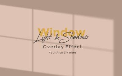 Window Sunlight Shadow Overlay Effect Mockup 250