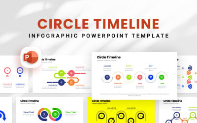 Circle Timeline Infographic Presentation Template