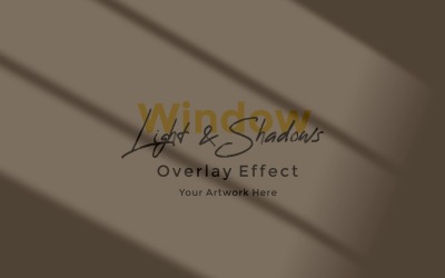 Fenster-Sonnenlicht-Schatten-Overlay-Effekt-Modell 223