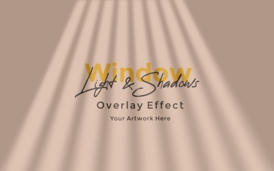 Fenster-Sonnenlicht-Schatten-Overlay-Effekt-Modell 230