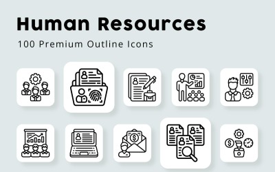 Human Resources Disposition ikoner