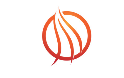 Logo linii włosów i wektor symboli v32