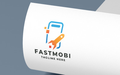 Modèle Fast Mobile Logo Pro