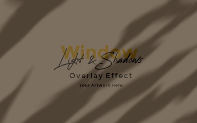 Window Sunlight Shadow Overlay Effect Mockup 213