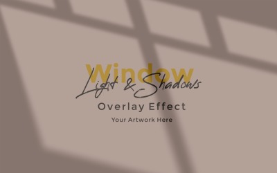 Window Sunlight Shadow Overlay Effect Mockup 218