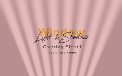 Window Sunlight Shadow Overlay Effect Mockup 229