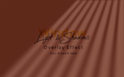 Window Sunlight Shadow Overlay Effect Mockup 231