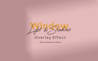 Window Sunlight Shadow Overlay Effect Mockup 239