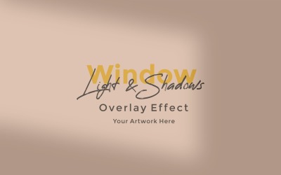 Window Sunlight Shadow Overlay Effect Mockup 240