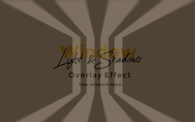 Window Sunlight Shadow Overlay Effect Mockup 243