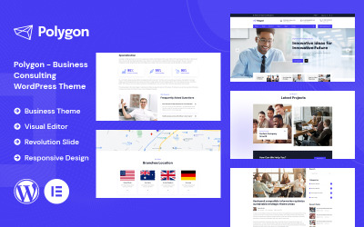 Polygon — тема WordPress для бизнес-консалтинга