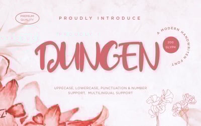 Dungen - Font Script moderni