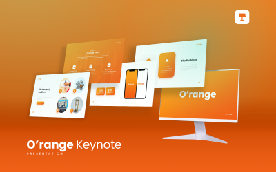 O&amp;#39;range - Шаблон Keynote Creative Pitch Deck